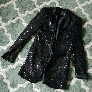 ZARA SEQUINED BLAZER